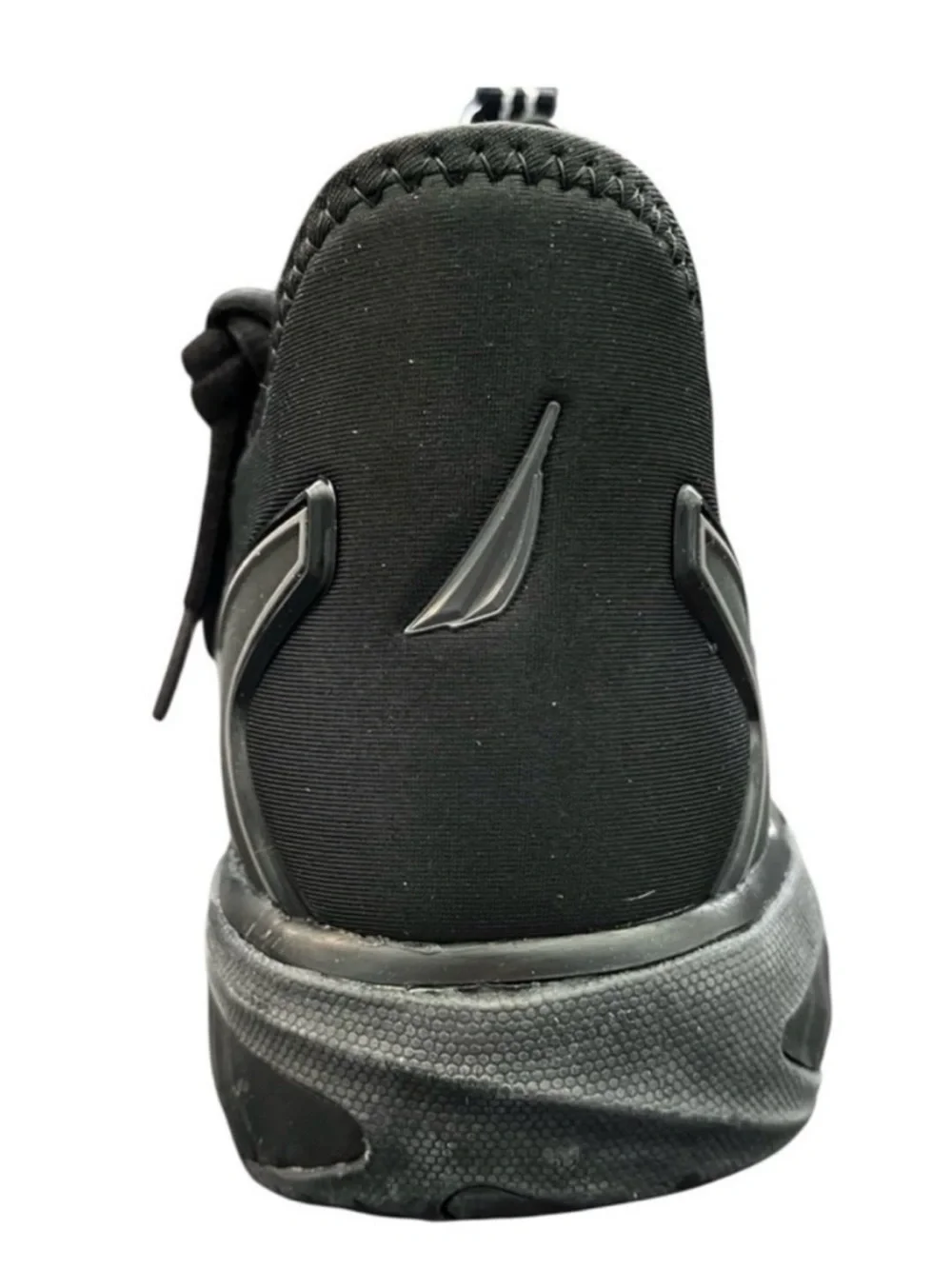 Nautica Mens Arano Black Mono Sneakers Size 10 NEW